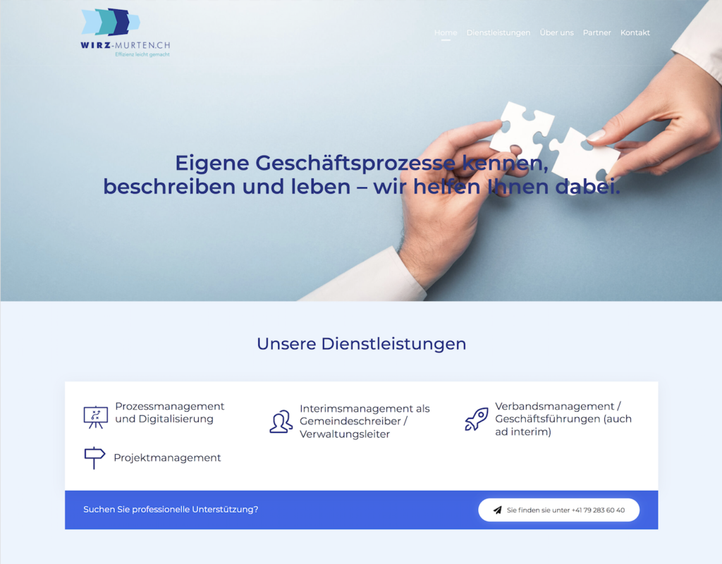 Wirz Murten - Branding & site web 2021